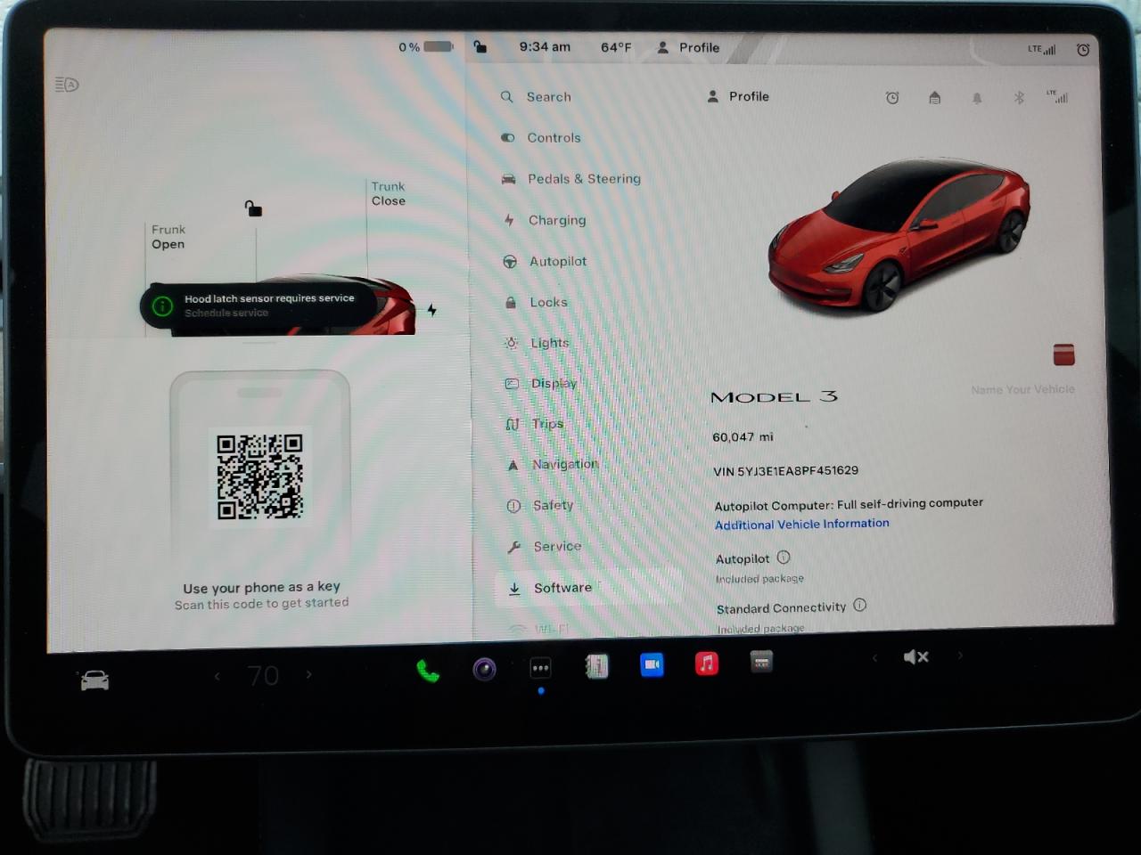 2023 TESLA MODEL 3  VIN:5YJ3E1EA8PF451629