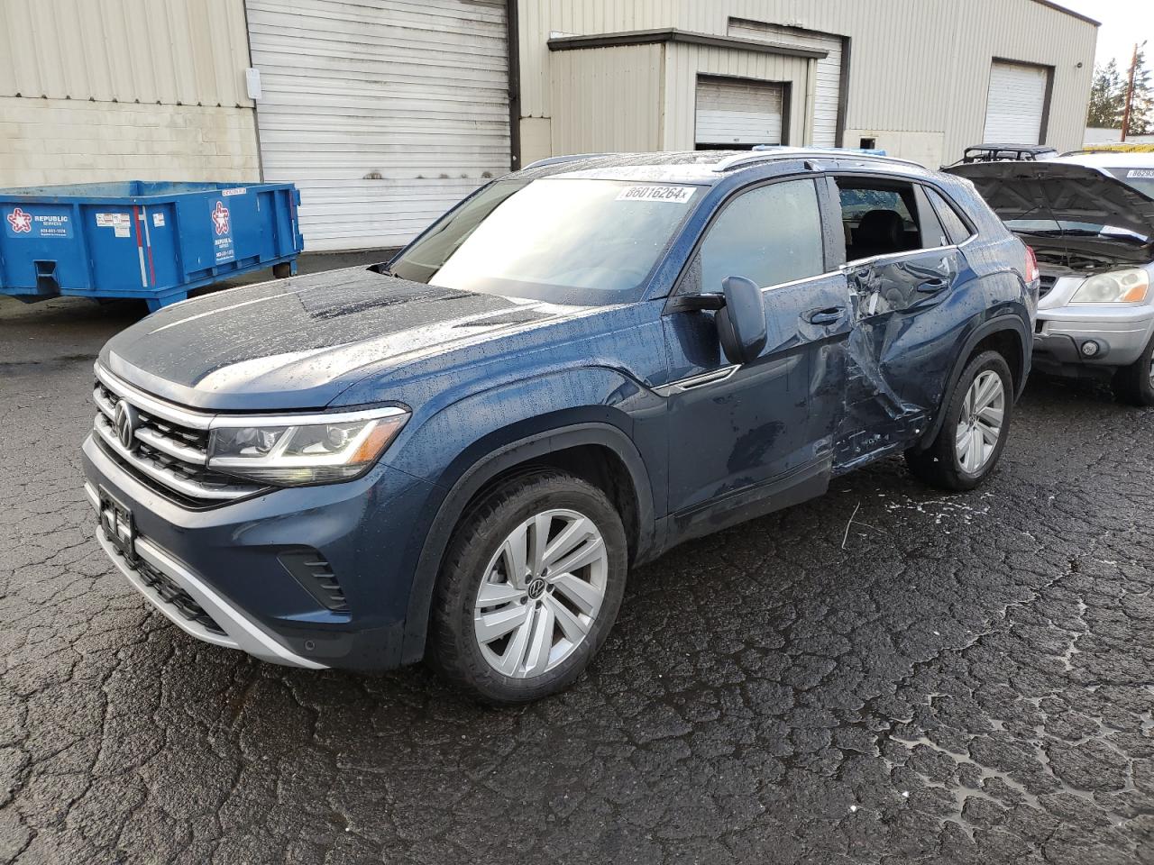 2022 VOLKSWAGEN ATLAS CROSS SPORT SE VIN:1V2HC2CA9NC231106