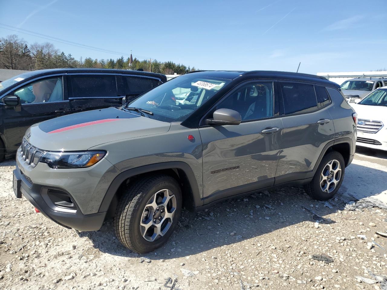 2022 JEEP COMPASS TRAILHAWK VIN:3C4NJDDB5NT186649