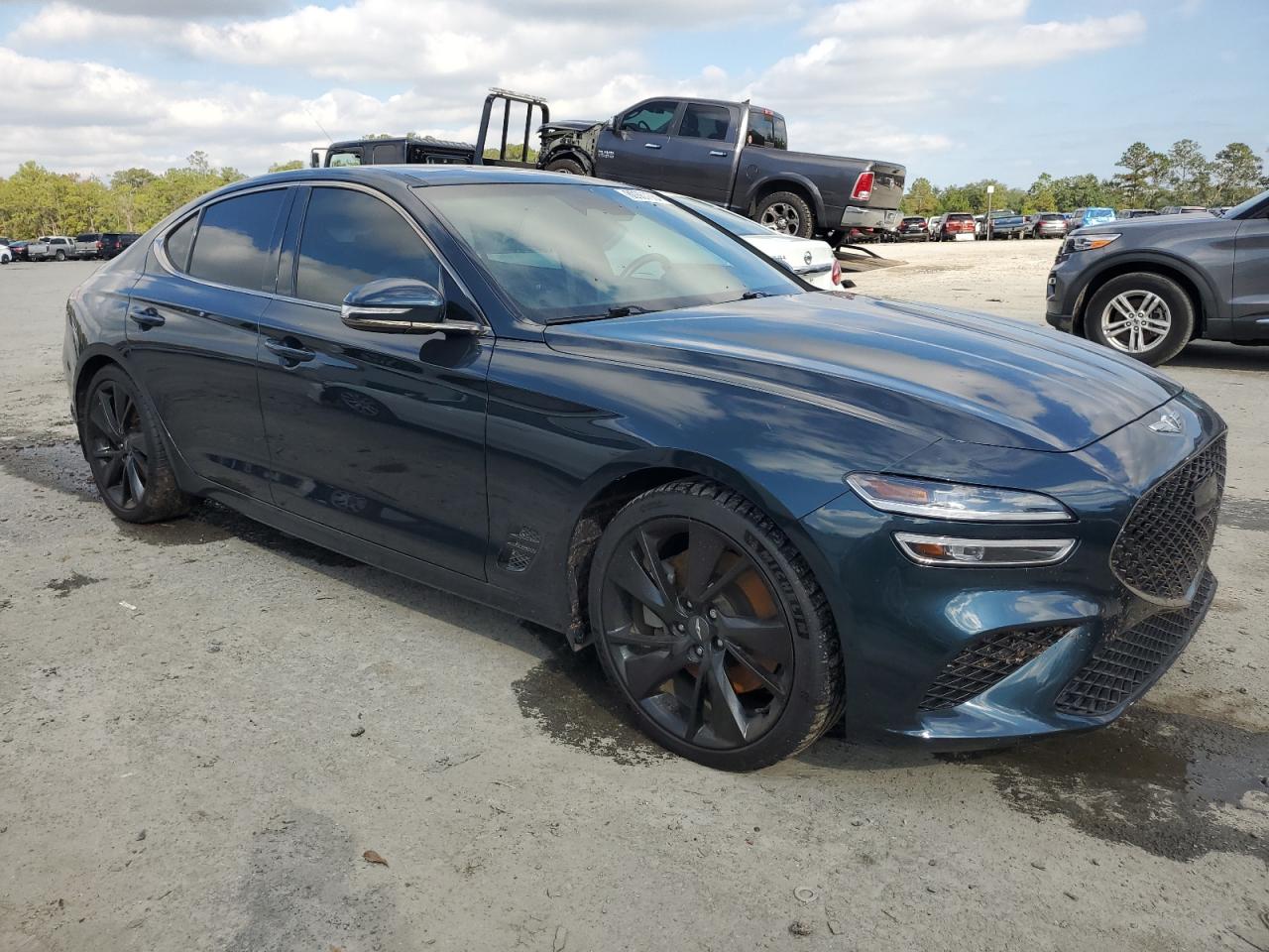2022 GENESIS G70 BASE VIN:KMTG54TE9NU084593