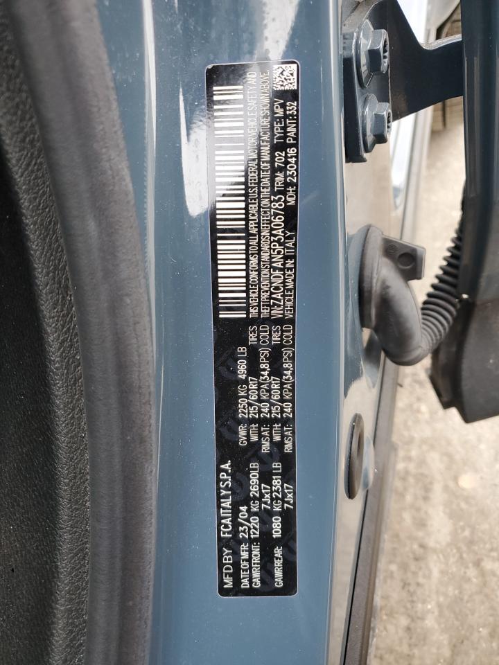 2023 DODGE HORNET GT VIN:ZACNDFAN5P3A06783