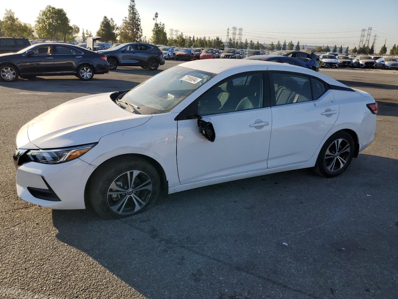 2022 NISSAN SENTRA SV VIN:3N1AB8CVXNY275072