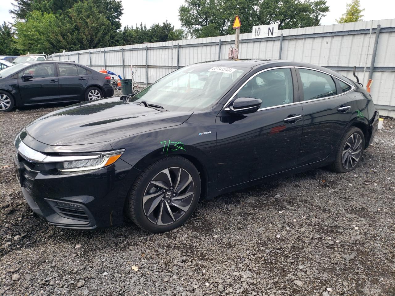 2022 HONDA INSIGHT TOURING VIN:19XZE4F95NE011712