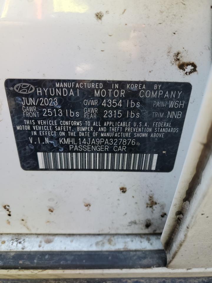 2023 HYUNDAI SONATA SEL VIN:KMHL14JA9PA327876