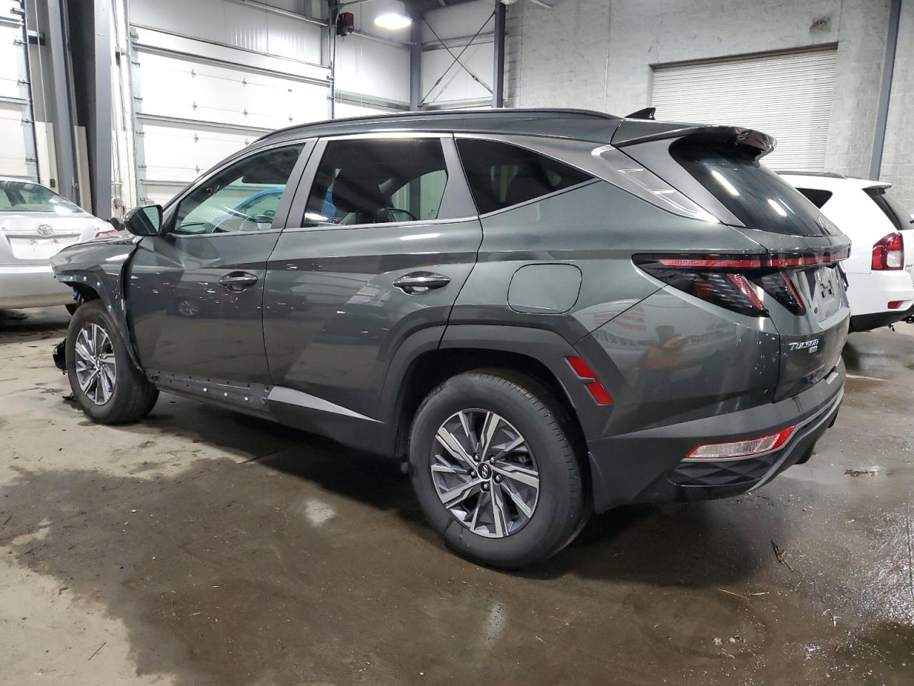 2022 HYUNDAI TUCSON BLUE VIN:KM8JBCA16NU044426