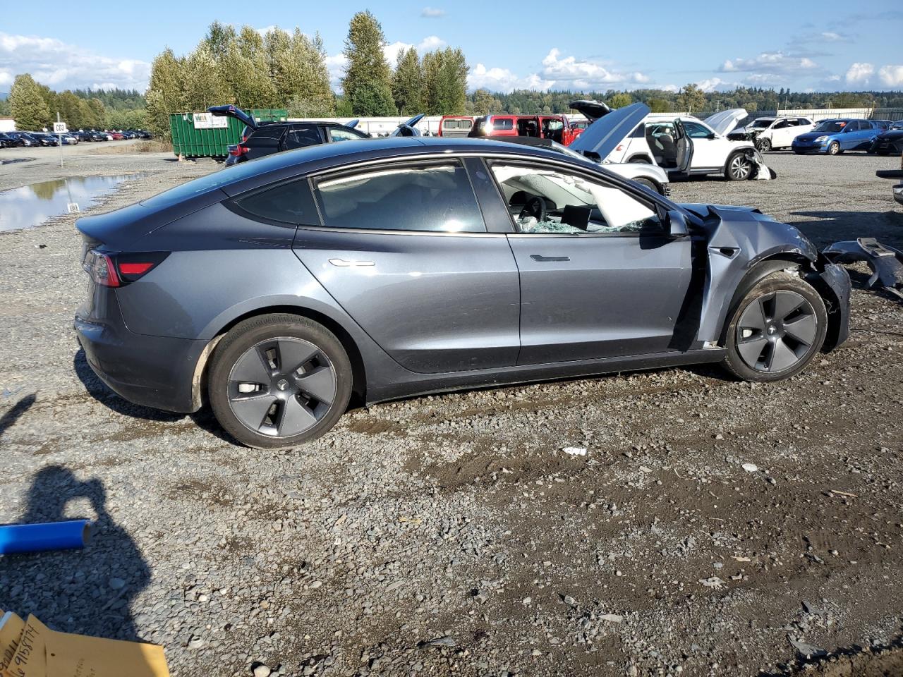 2022 TESLA MODEL 3  VIN:5YJ3E1EB8NF359474