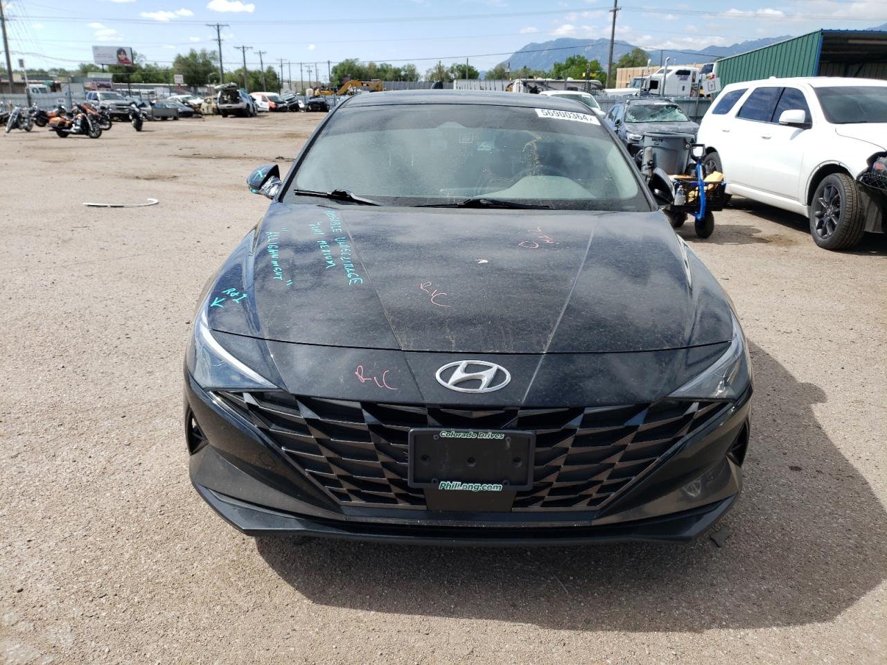 2022 HYUNDAI ELANTRA SEL VIN:KMHLN4AGXNU358218