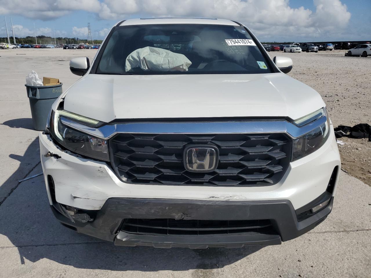 2022 HONDA PASSPORT EXL VIN:5FNYF7H51NB006473