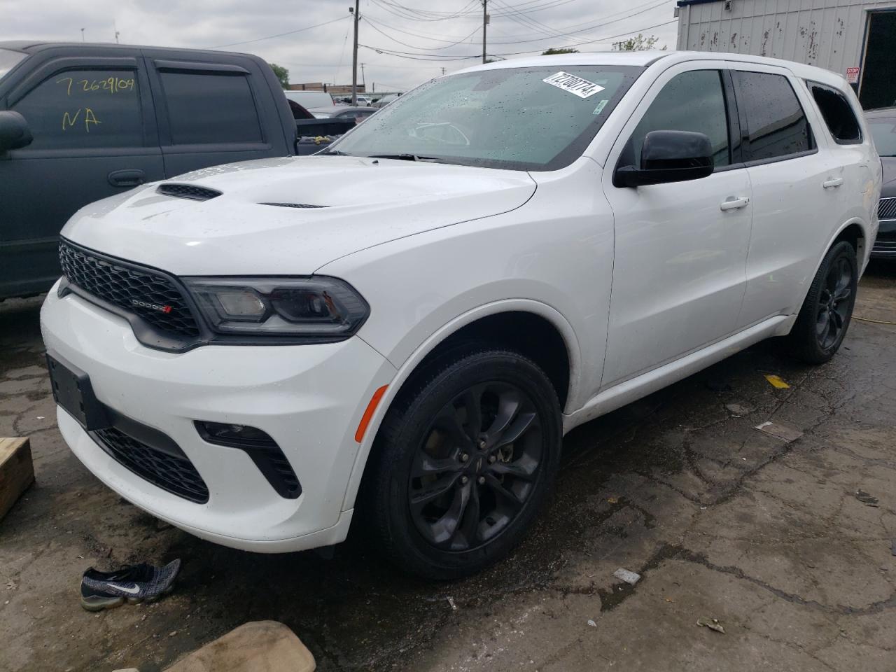 2022 DODGE DURANGO GT VIN:1C4RDJDGXNC212256