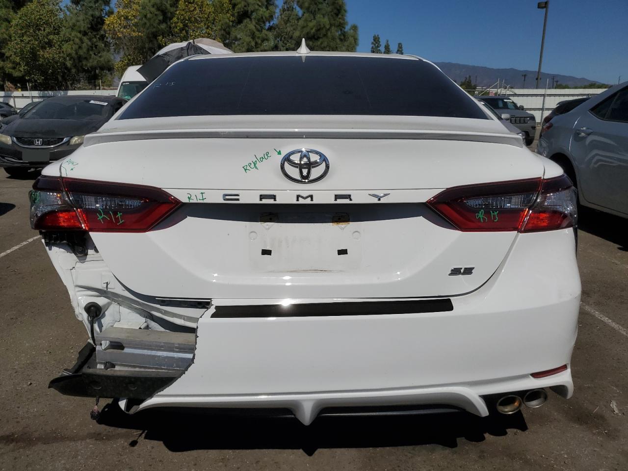 2022 TOYOTA CAMRY SE VIN:4T1T11AK4NU704875