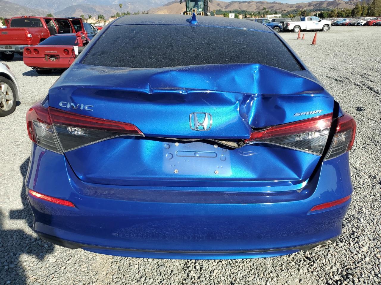 2022 HONDA CIVIC SPORT VIN:2HGFE2F55NH598066