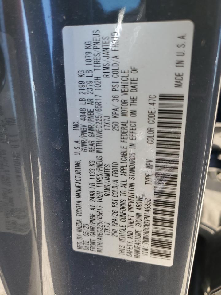 2023 MAZDA CX-50 PREFERRED PLUS VIN:7MMVABCMXPN146853