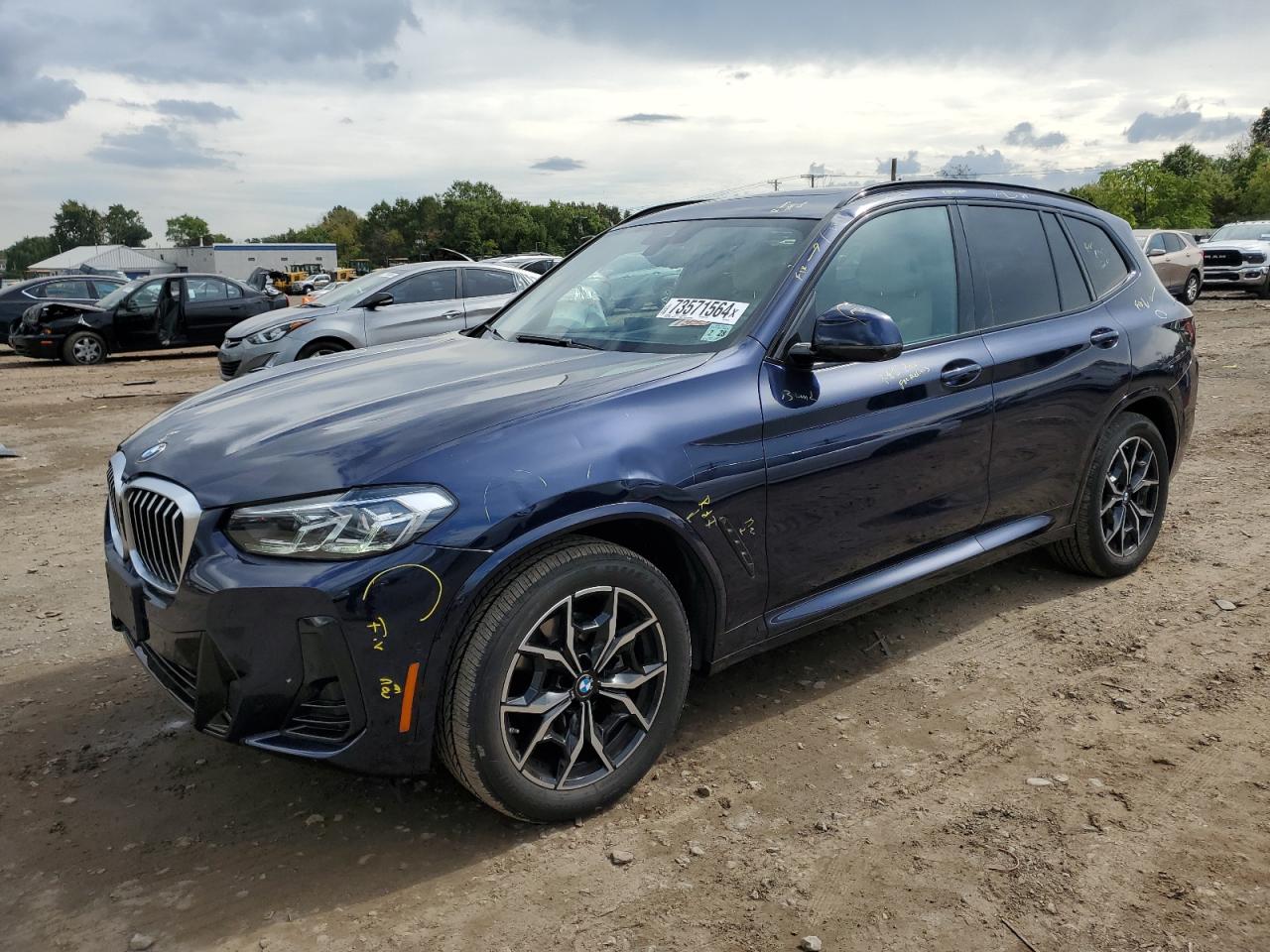 2023 BMW X3 XDRIVE30I VIN:5UX53DP04P9R49422