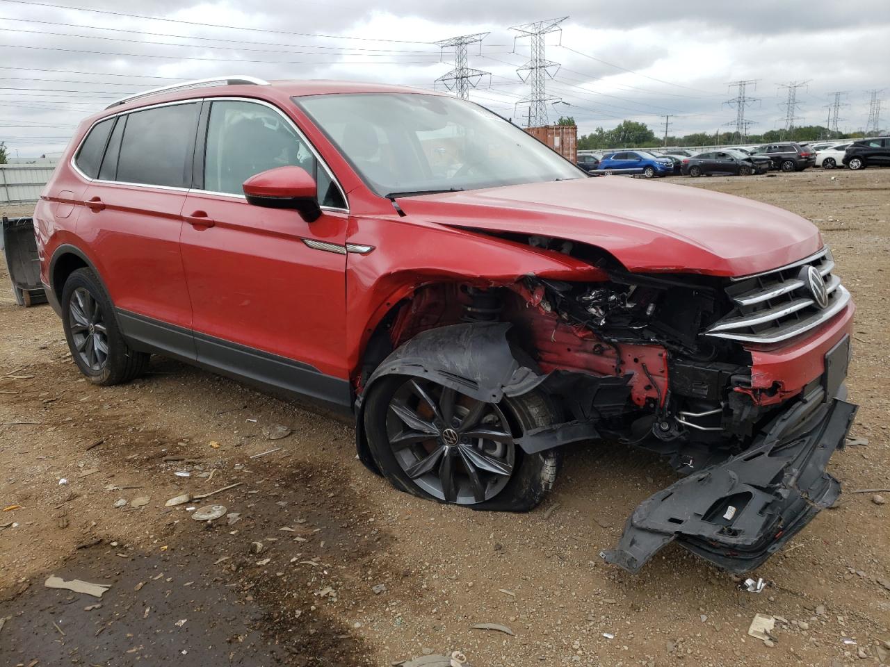 2022 VOLKSWAGEN TIGUAN SE VIN:3VV2B7AX4NM135303