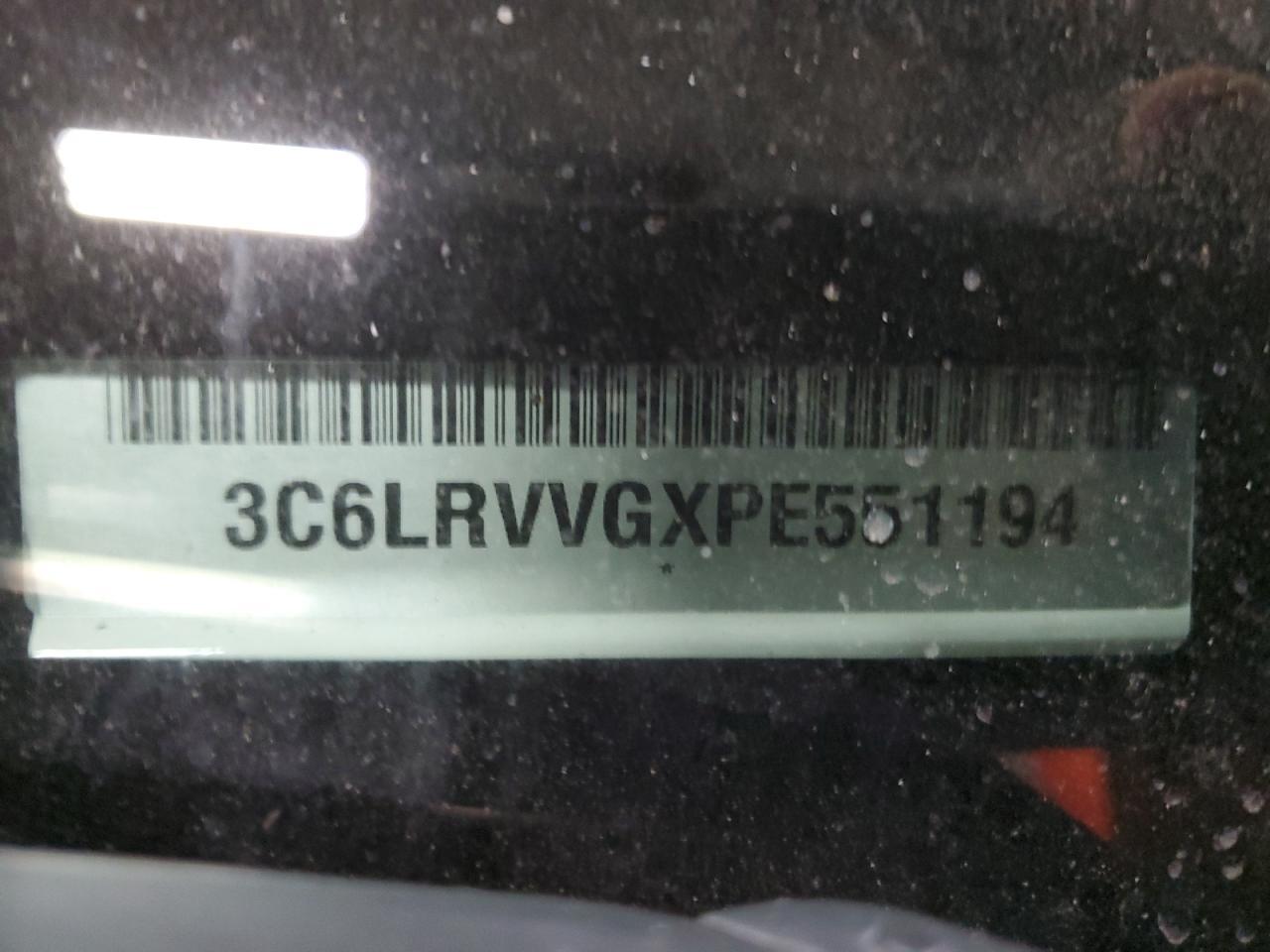 2023 RAM PROMASTER 2500 2500 STANDARD VIN:3C6LRVVGXPE551194