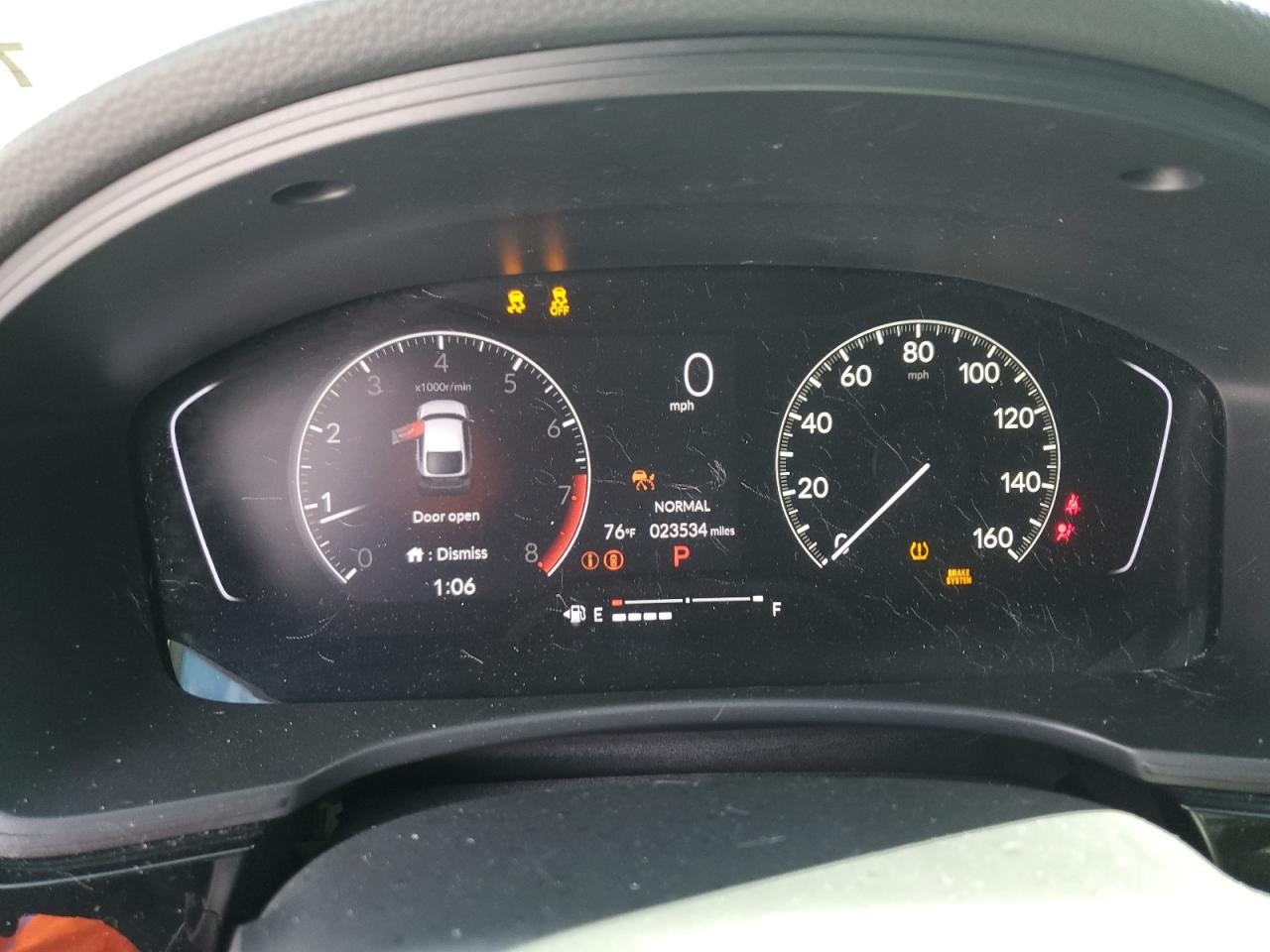 2022 HONDA CIVIC SPORT VIN:19XFL2H88NE019126