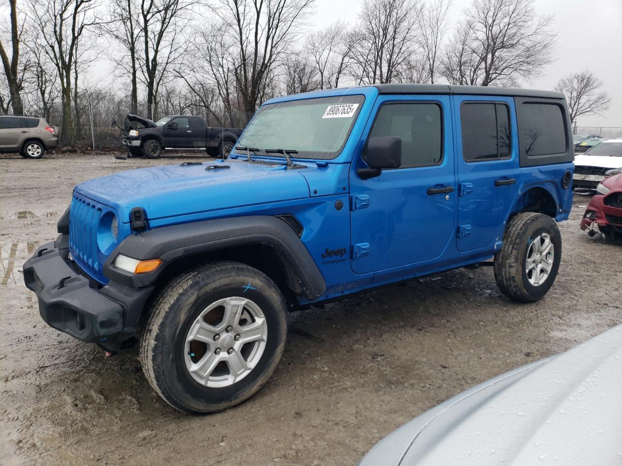 2022 JEEP WRANGLER UNLIMITED SPORT VIN:1C4HJXDG5NW168740