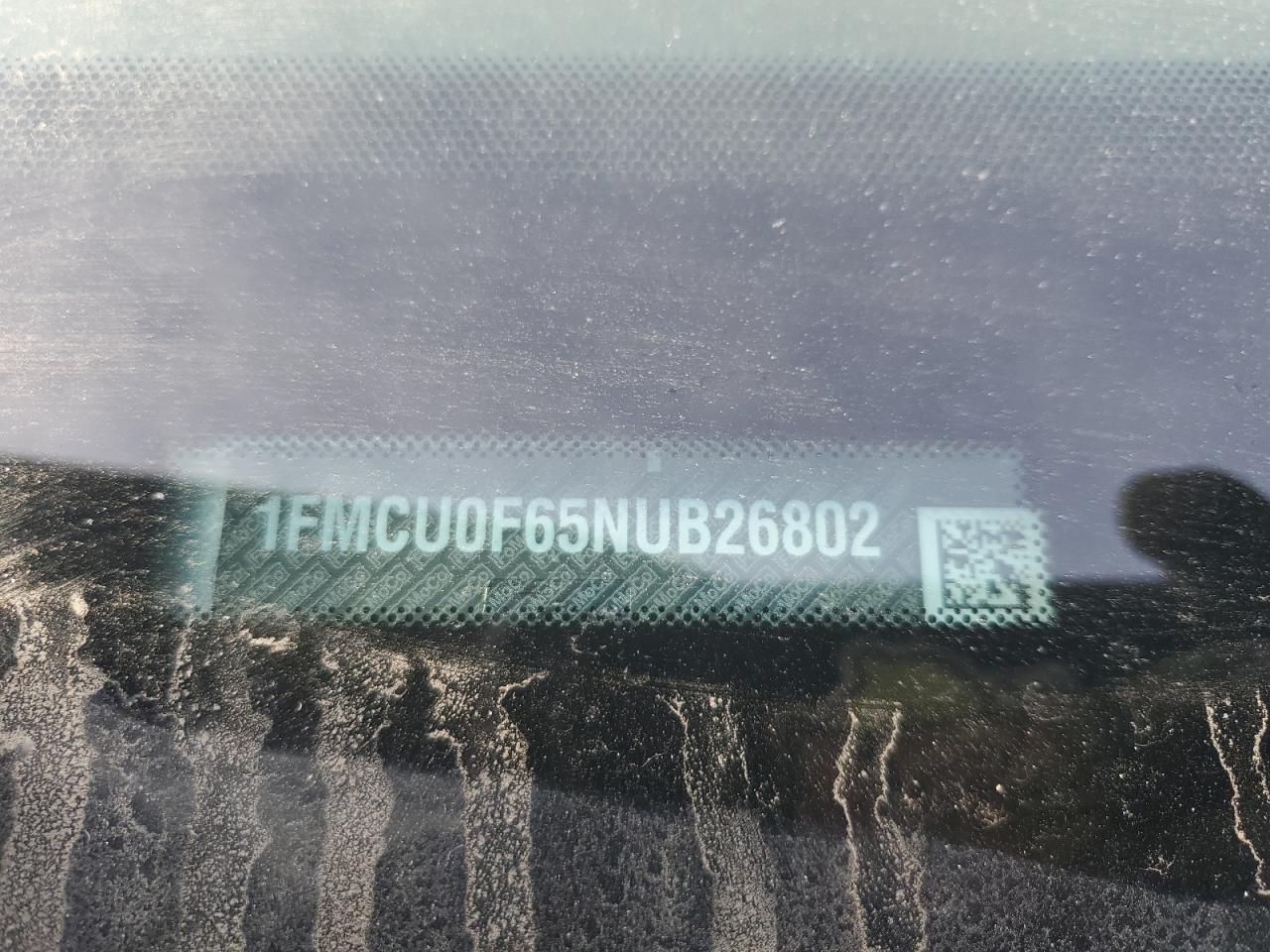 2022 FORD ESCAPE S VIN:1FMCU0F65NUB26802