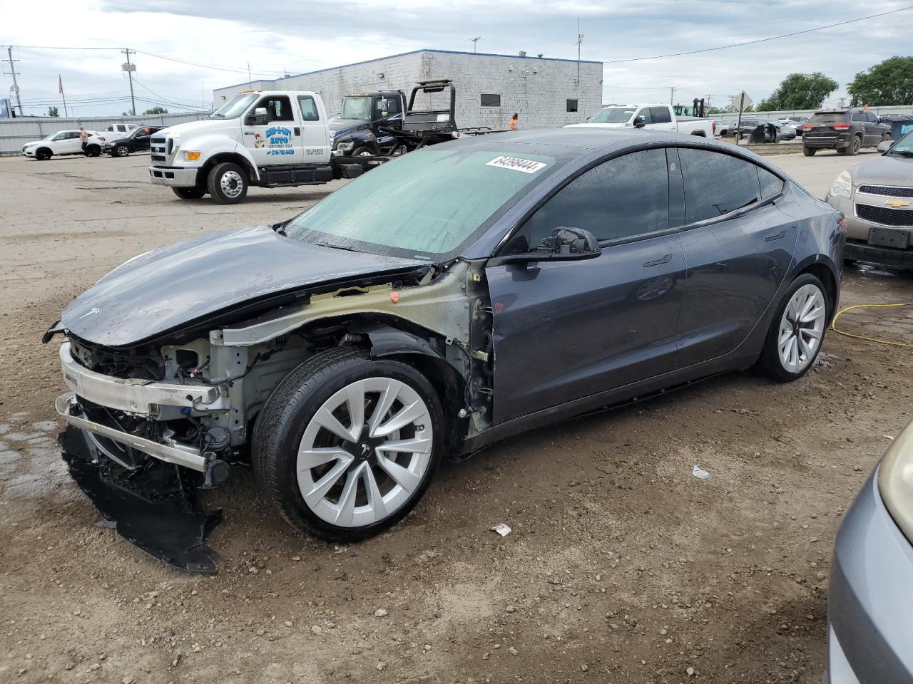 2022 TESLA MODEL 3  VIN:5YJ3E1EBXNF208992