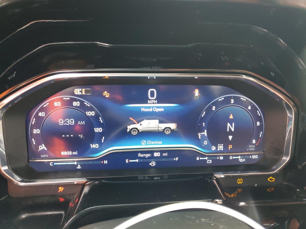 2024 CHEVROLET SILVERADO K1500 RST VIN:2GCUDEED3R1265107