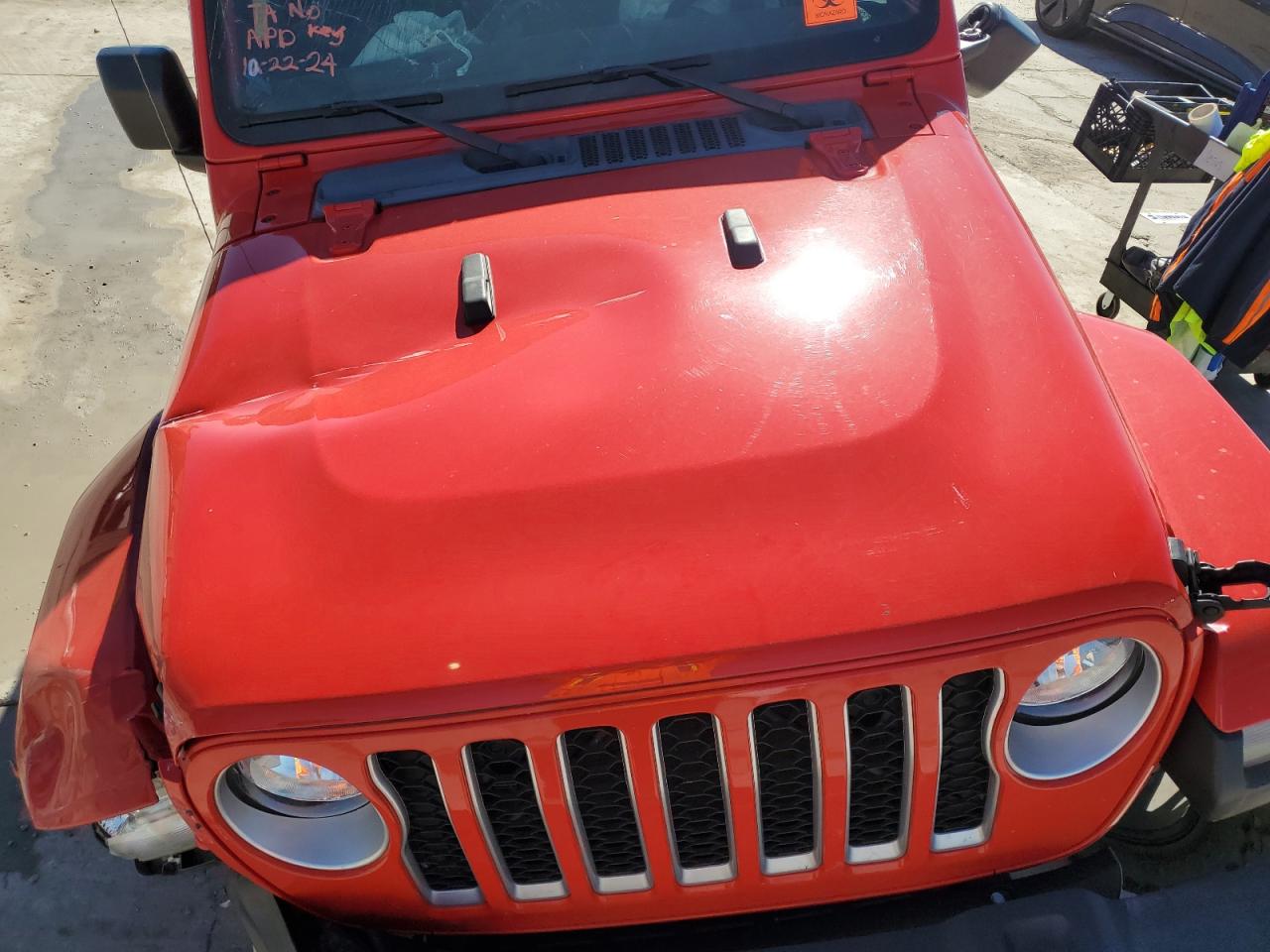 2022 JEEP GLADIATOR OVERLAND VIN:1C6HJTFG2NL135841