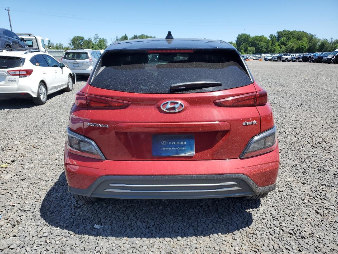 2022 HYUNDAI KONA SEL VIN:KM8K23AG8NU148036