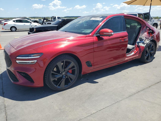 2022 GENESIS G70 BASE VIN:KMTG54TE8NU083354