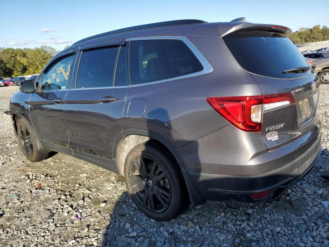 2022 HONDA PILOT SE VIN:5FNYF6H2XNB092639