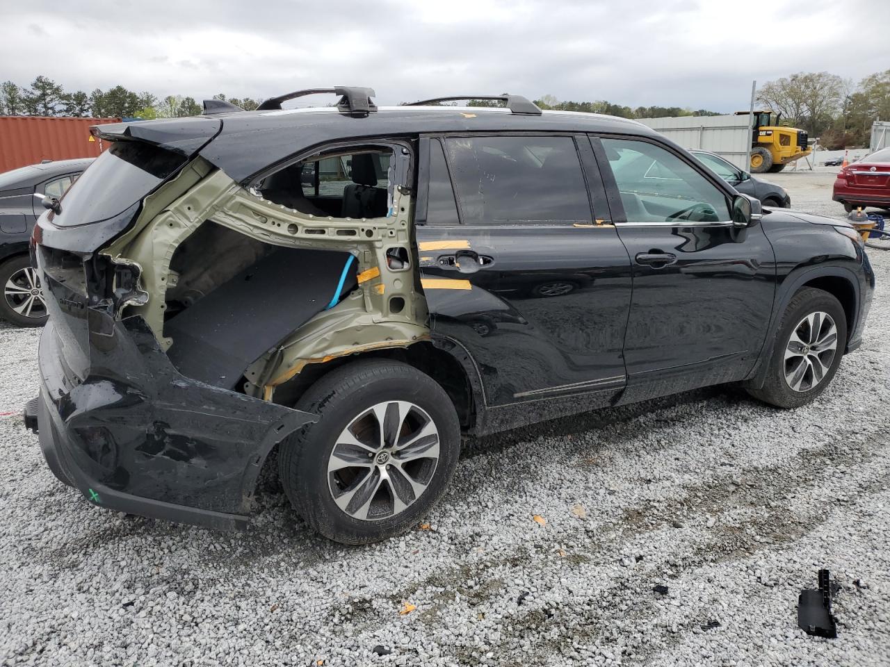 2022 TOYOTA HIGHLANDER HYBRID XLE VIN:5TDGBRCH7NS554106