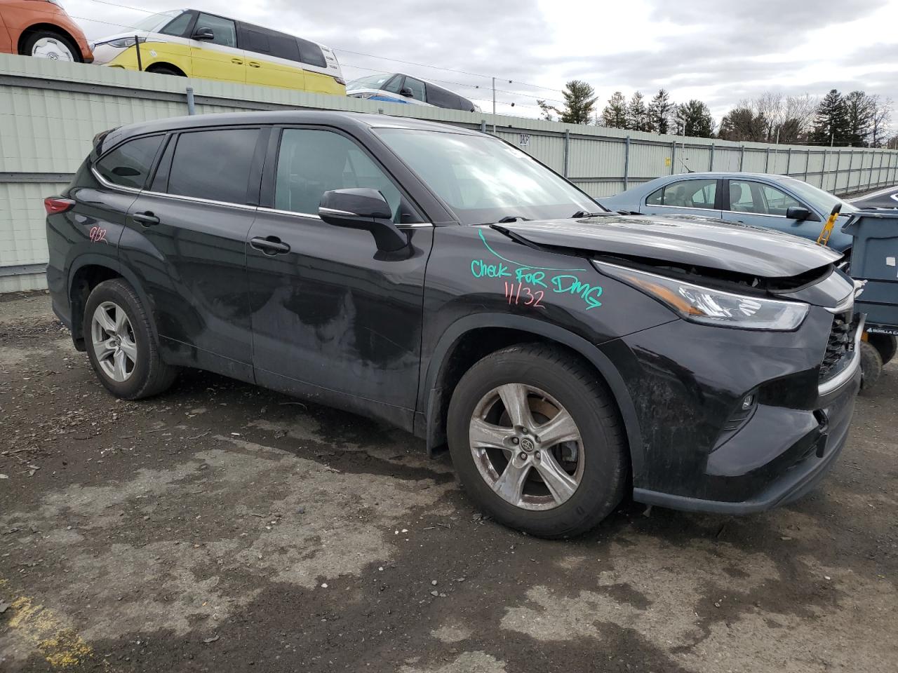 2022 TOYOTA HIGHLANDER L VIN:5TDBZRBH0NS174967