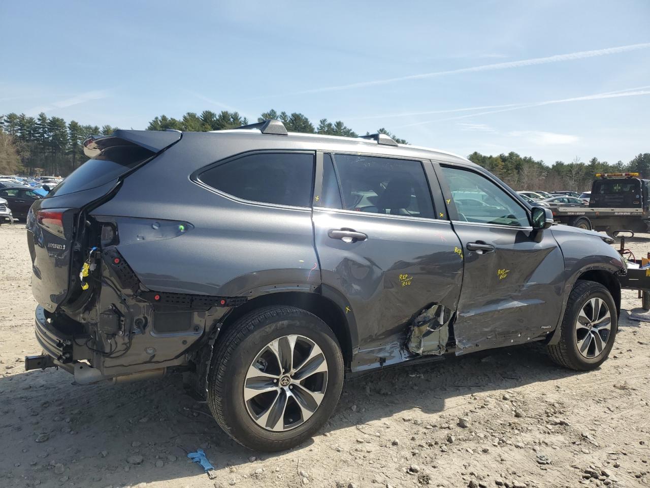 2023 TOYOTA HIGHLANDER HYBRID XLE VIN:5TDKBRCH9PS586696