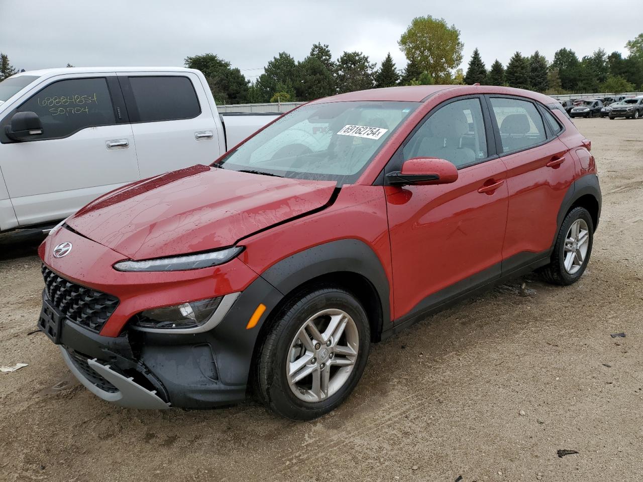 2022 HYUNDAI KONA SEL VIN:KM8K2CAB2NU759958