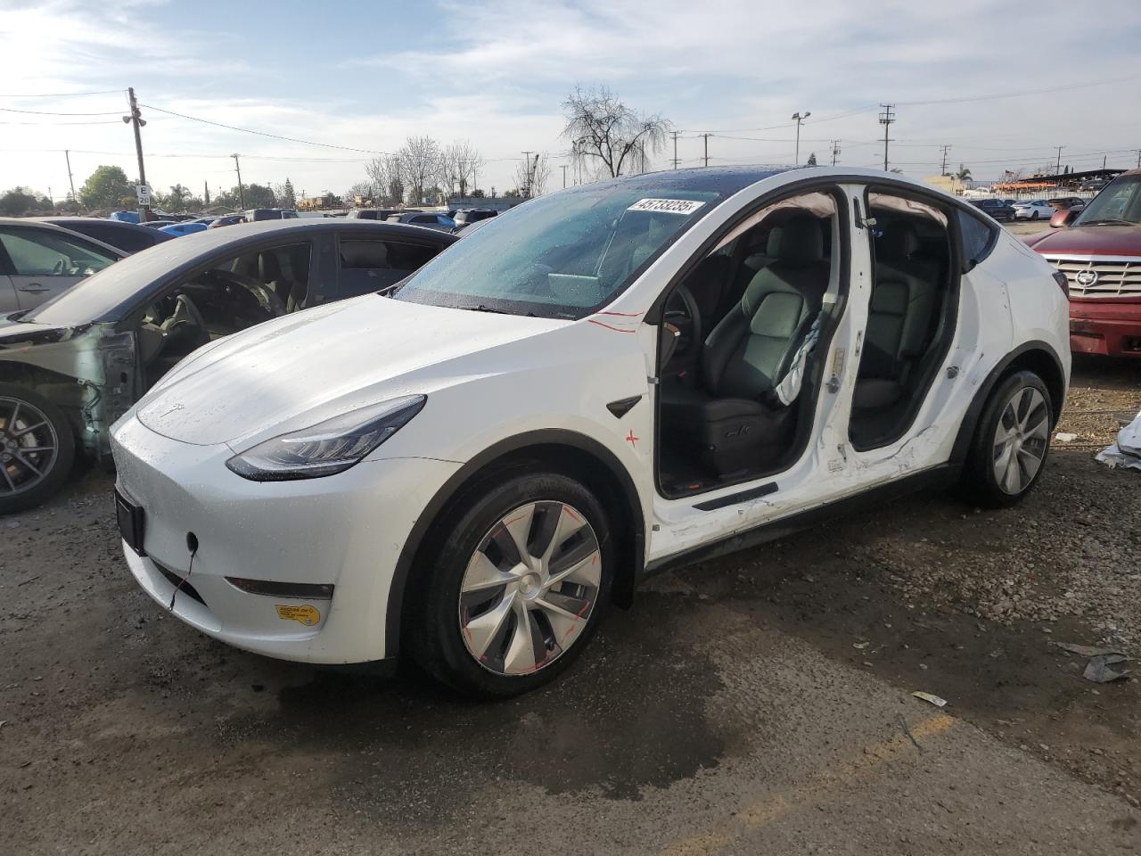 2022 TESLA MODEL Y  VIN:7SAYGDEE0NF461740