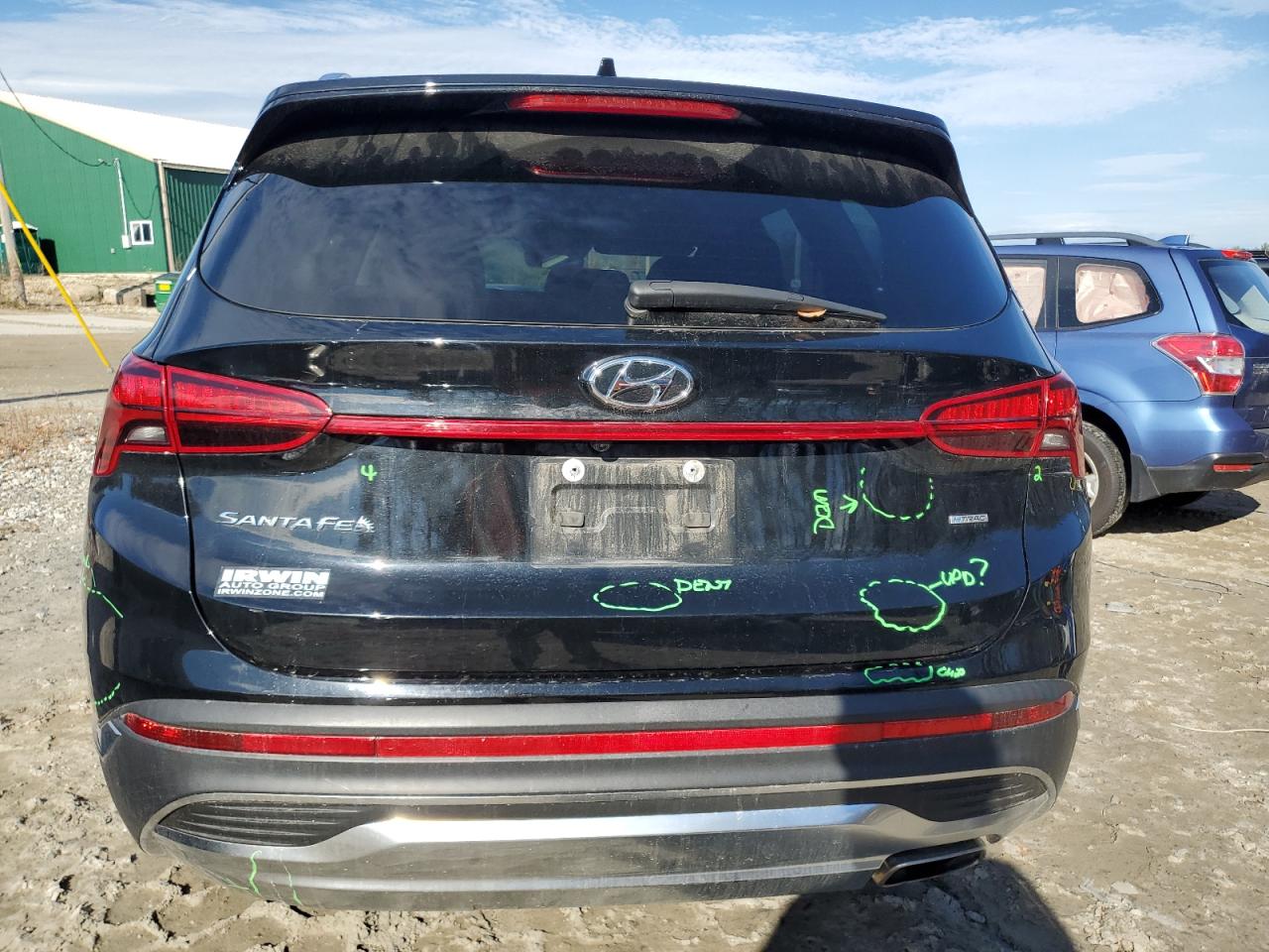 2022 HYUNDAI SANTA FE SEL VIN:5NMS2DAJ4NH414679