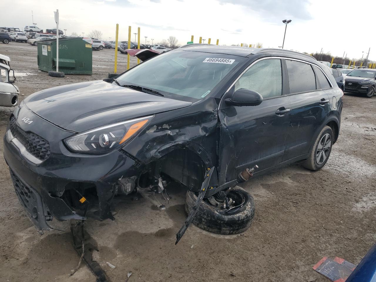2022 KIA NIRO LX VIN:KNDCB3LC9N5512283