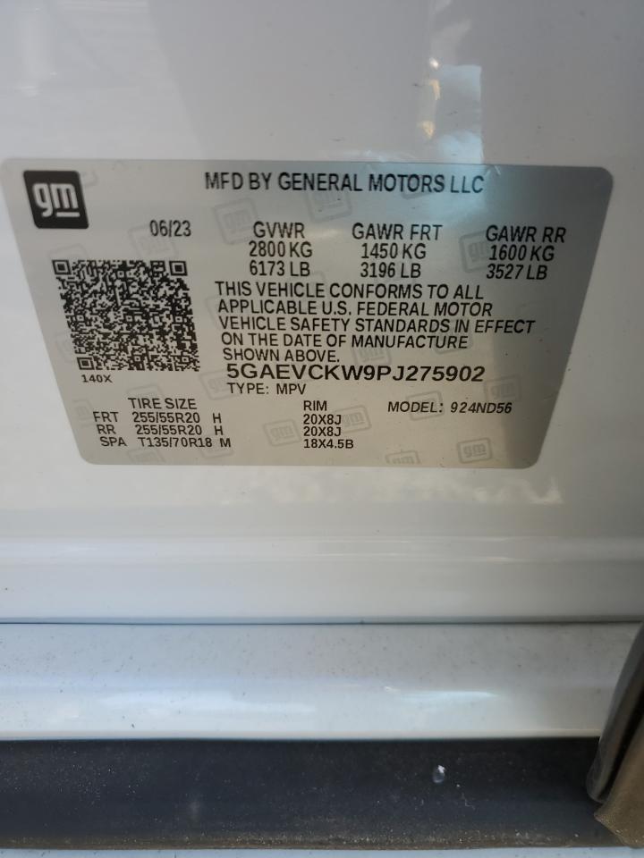 2023 BUICK ENCLAVE AVENIR VIN:5GAEVCKW9PJ275902