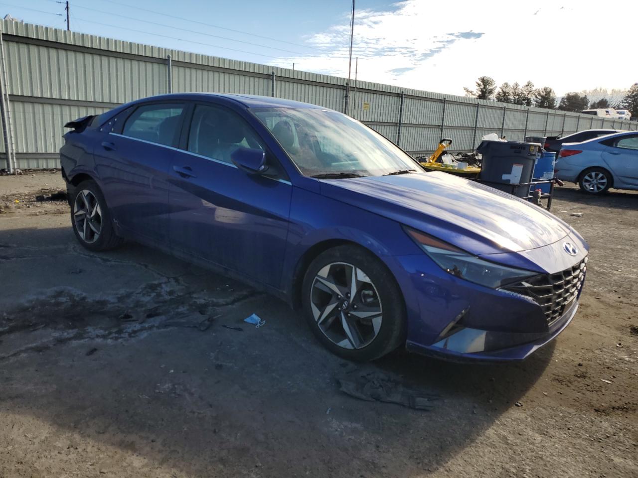 2022 HYUNDAI ELANTRA LIMITED VIN:5NPLP4AG3NH077578