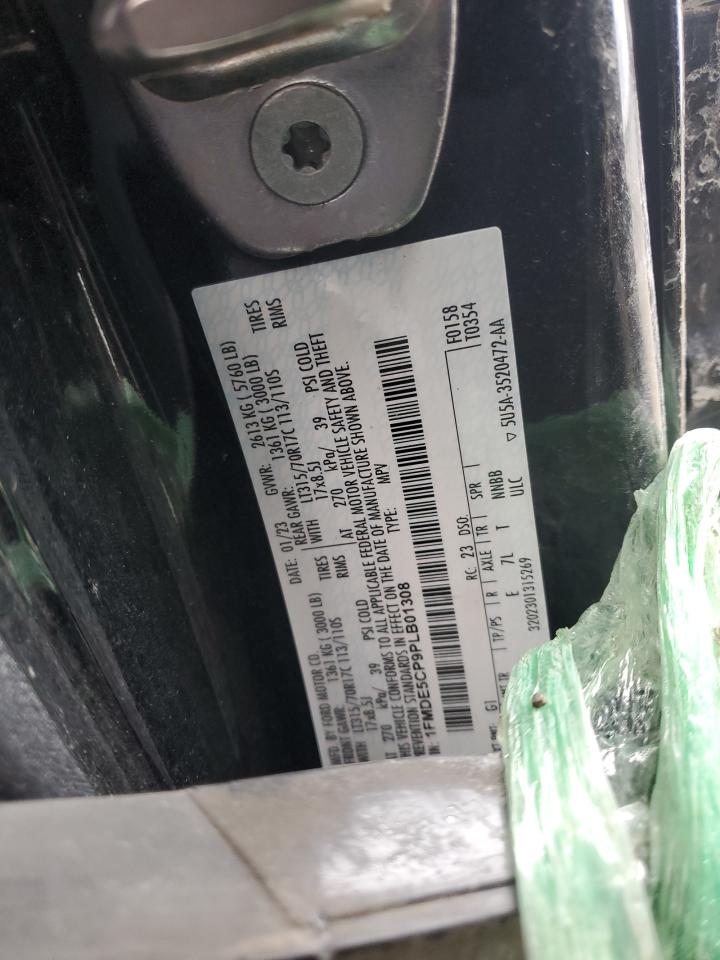 2023 FORD BRONCO BASE VIN:1FMDE5CP9PLB01308