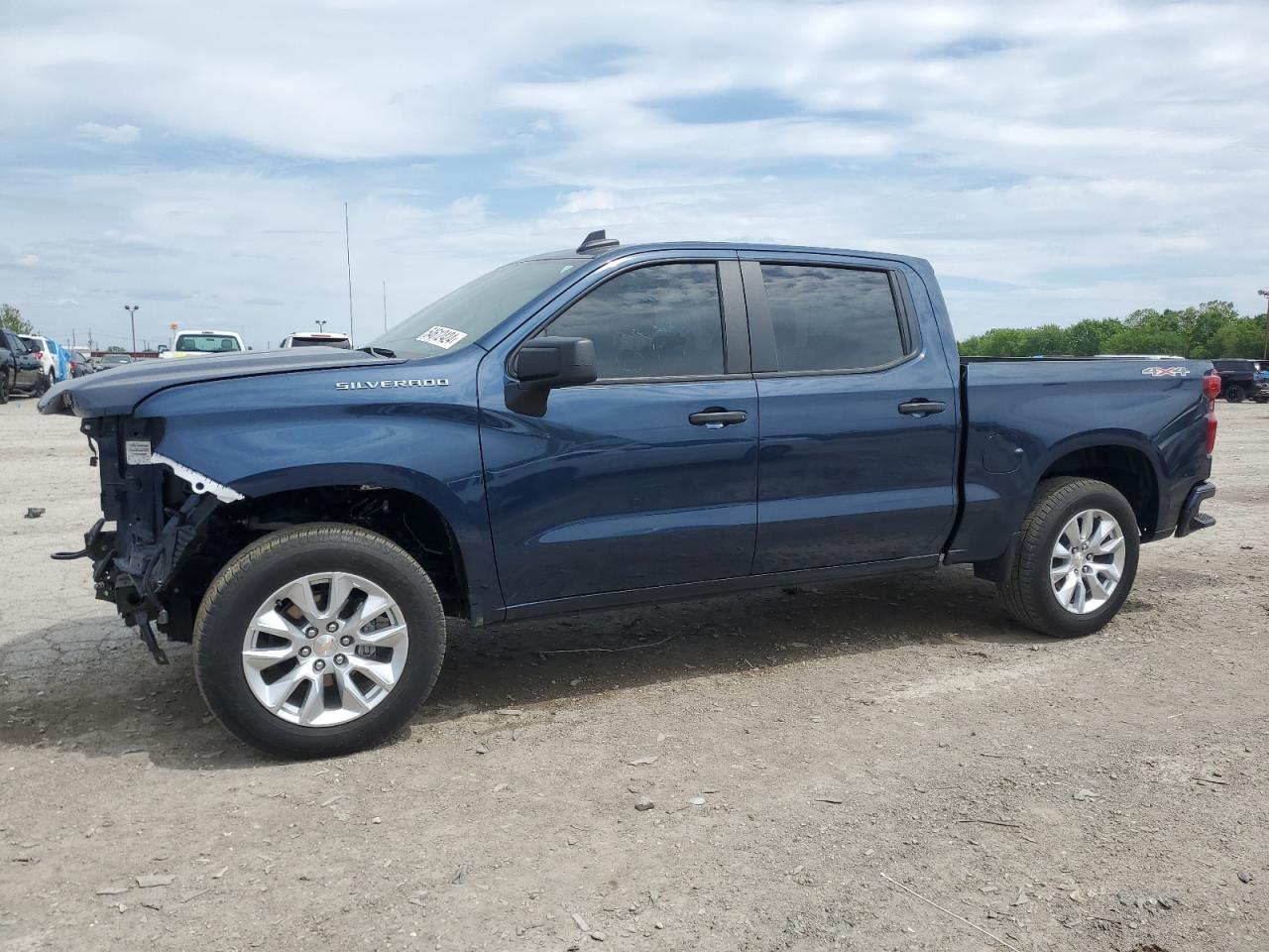 2022 CHEVROLET SILVERADO K1500 CUSTOM VIN:1GCPDBEK3NZ522780