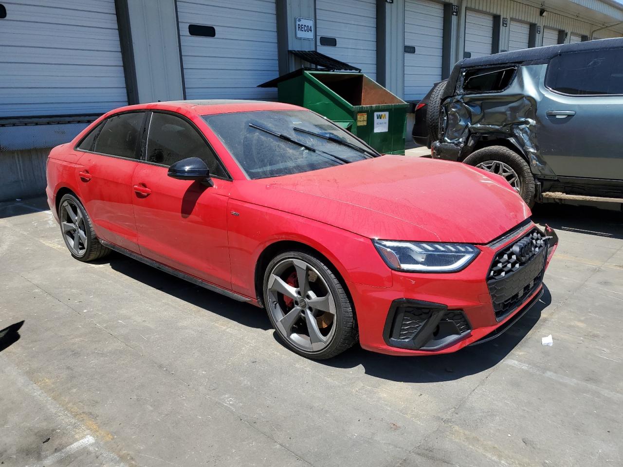 2022 AUDI A4 PREMIUM PLUS 45 VIN:WAUEAAF43NN006109