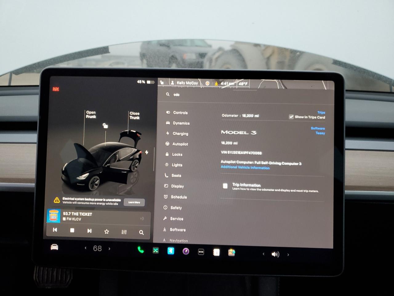 2023 TESLA MODEL 3  VIN:5YJ3E1EA1PF470068