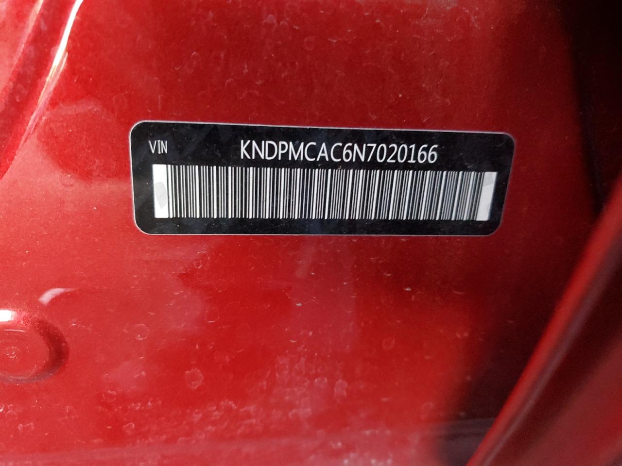 2022 KIA SPORTAGE LX VIN:KNDPMCAC6N7020166