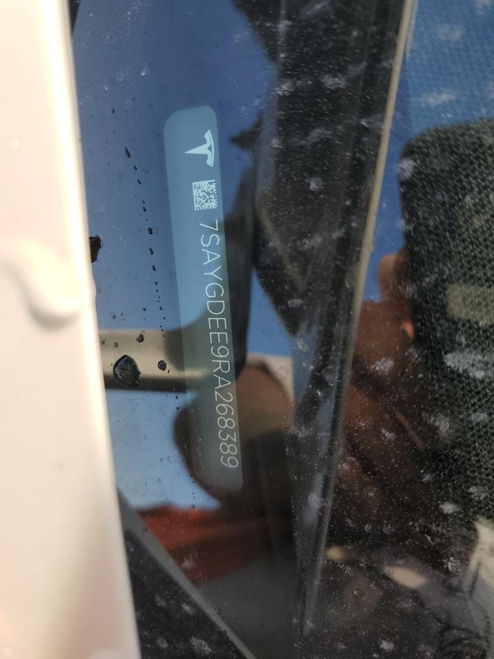 2024 TESLA MODEL Y  VIN:7SAYGDEE9RA268389