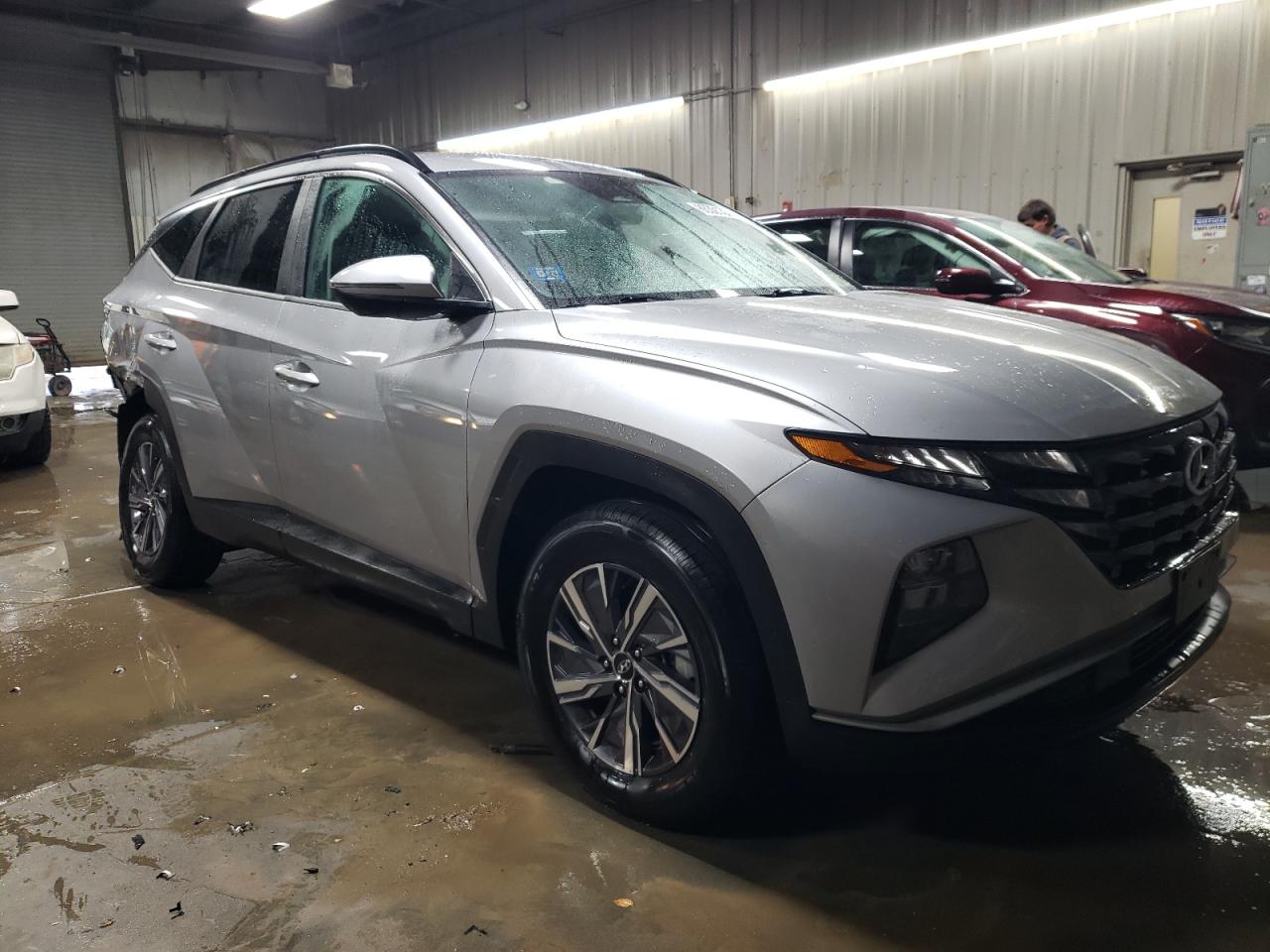 2022 HYUNDAI TUCSON BLUE VIN:KM8JBCA11NU044110