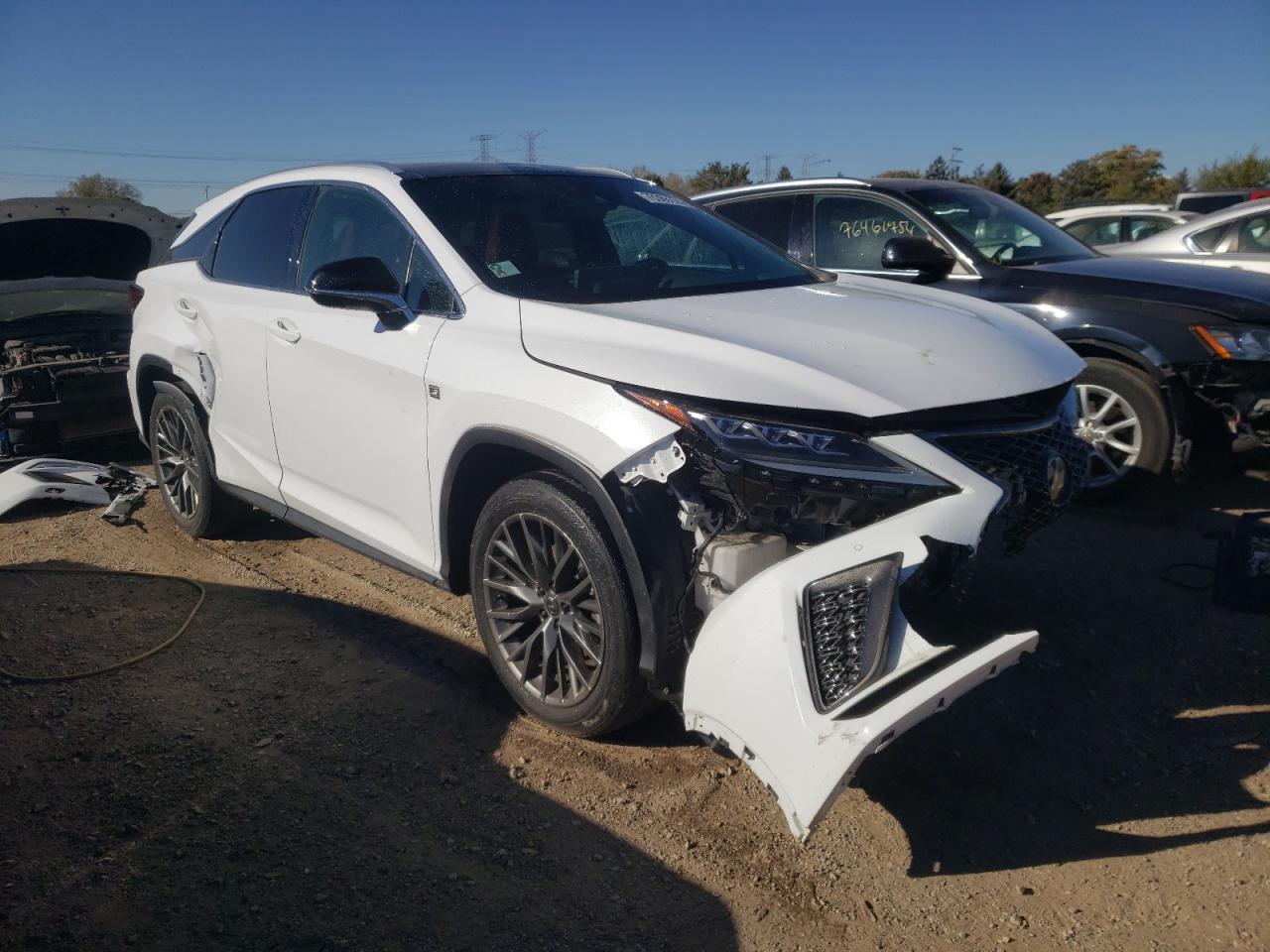 2022 LEXUS RX 350 F SPORT VIN:2T2YZMDA4NC328887