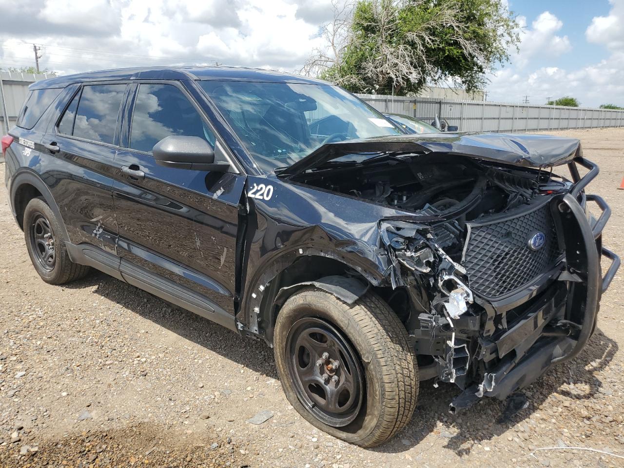 2022 FORD EXPLORER POLICE INTERCEPTOR VIN:1FM5K8ABXNGC23123