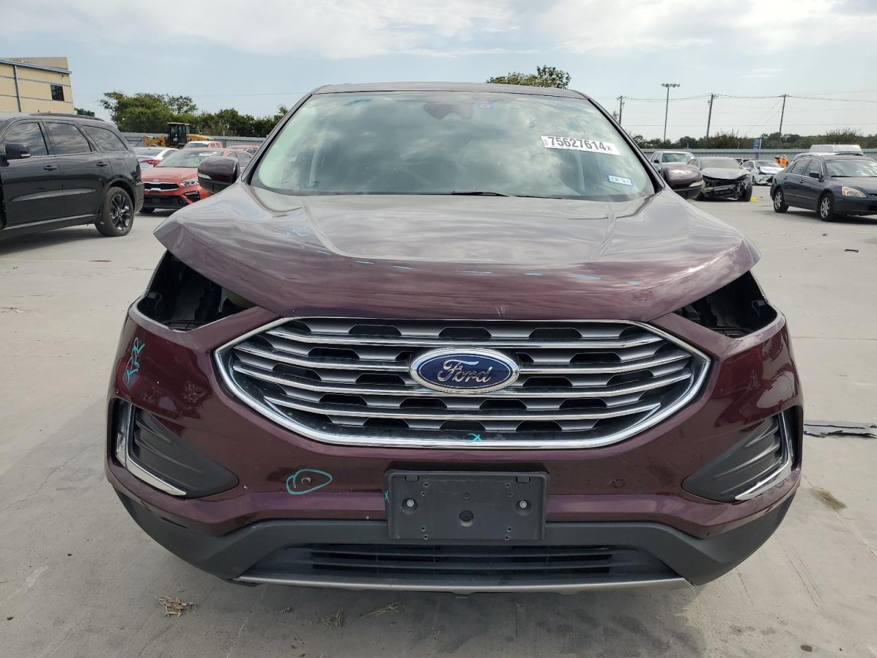 2022 FORD EDGE TITANIUM VIN:2FMPK4K92NBB03997