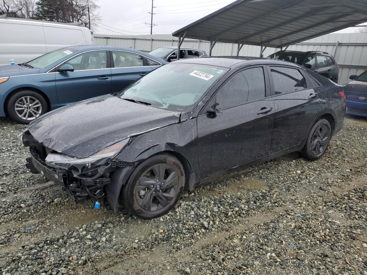 2022 HYUNDAI ELANTRA SEL VIN:KMHLM4AG1NU303059