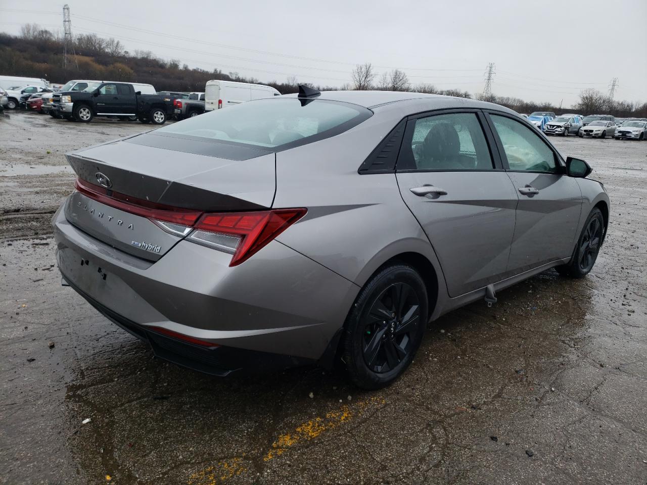 2022 HYUNDAI ELANTRA BLUE VIN:KMHLM4AJ0NU031633