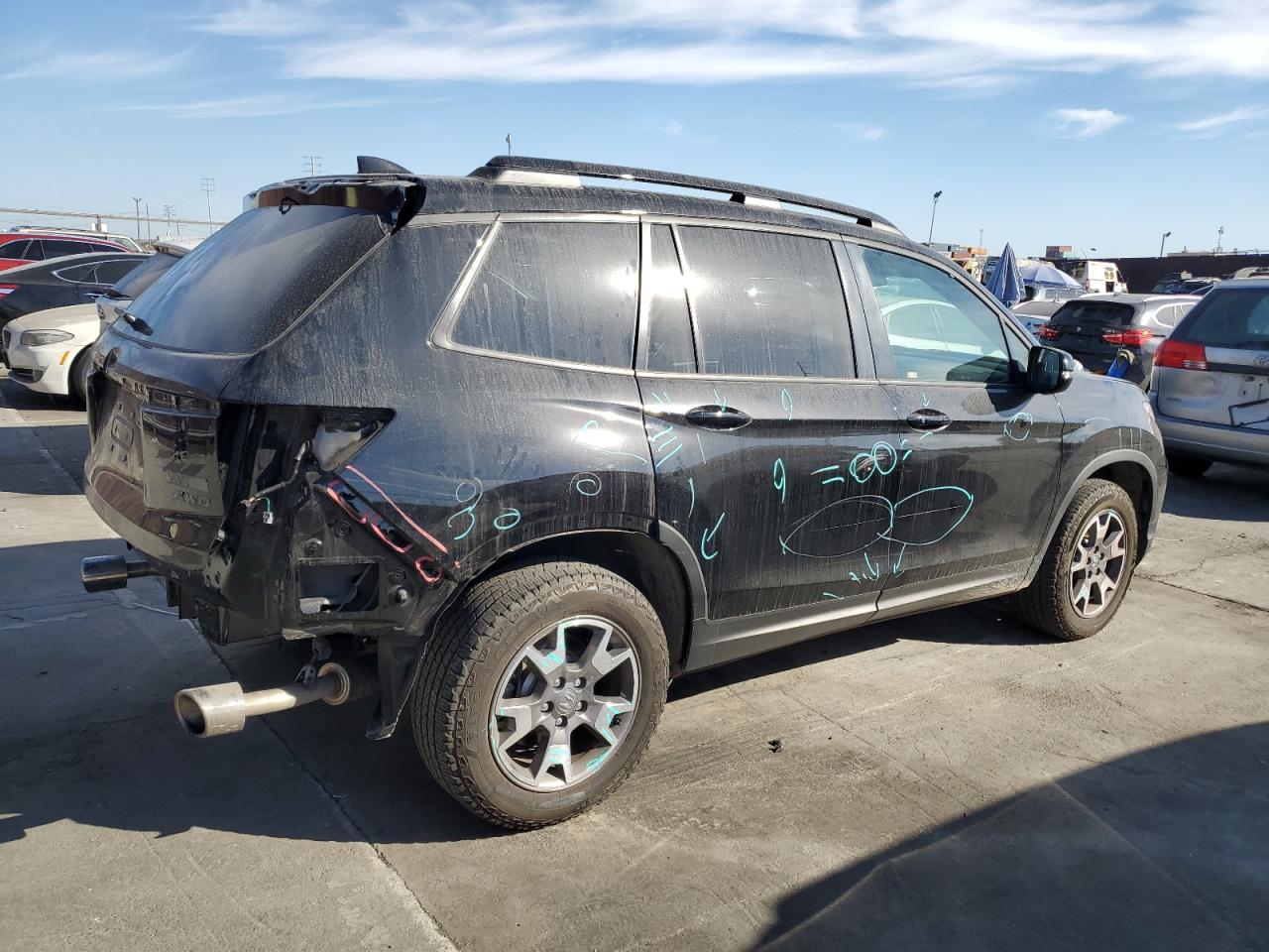2022 HONDA PASSPORT TRAIL SPORT VIN:5FNYF8H62NB024575
